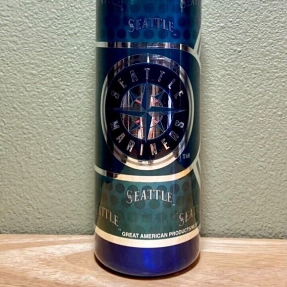 Seattle Mariners Major League Baseball Aluminum Travel Cup w/Keychain Lid New - Picture 7 of 12